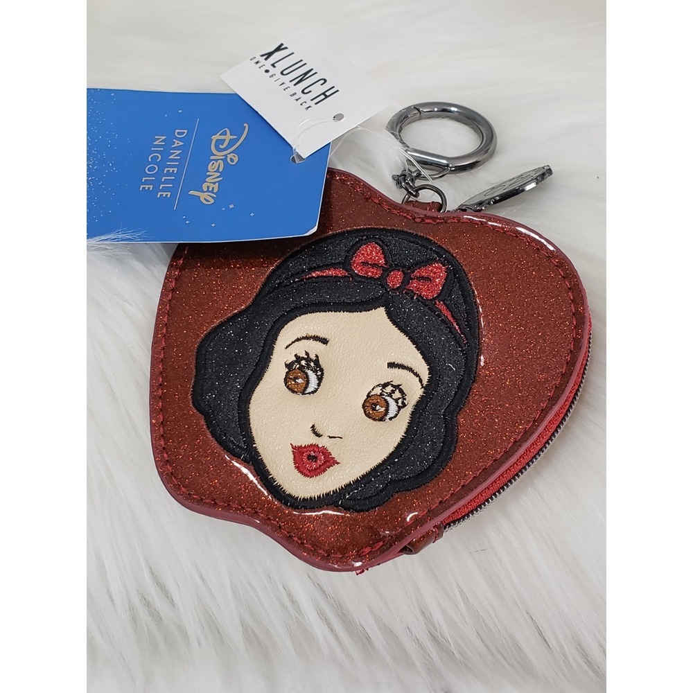 Danielle Nicole Disney Snow White Apple Coin Purse Zip Pouch Wallet